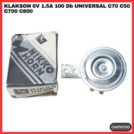 Horn Bell Horn 6V 1.5A 100 Db Universal HONDA C70 C 70 C50 C 50 C700 C 700 C800 C 800 V75 V 75 V80 V