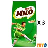 Milo Active Chocolate Malt Drink (3 x 1kg)