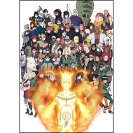 Naruto Shippuden Anime Manga A3/A4 Borderless Poster Print | Room Decor