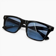 成色極佳 ◇ DITA DTS713 THAVOS 太陽眼鏡，眼鏡，黑色/淨CLEAR藍，銀色配件，53□21-146，日本製造，男士款，零售價 95,700 日元