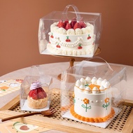 Mousse Cake Box with Transparent Mica Square Bottom 8,5X8,5 CM Decorative Accessories - HOPBK2IN