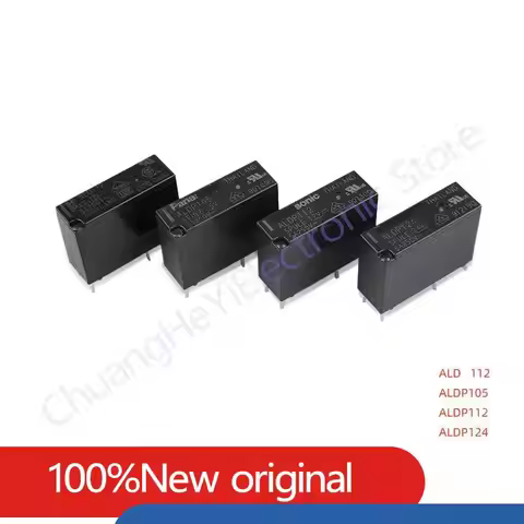 5pcs/lot New Original relay ALDP105 ALDP112 ALDP124 5A 250V 4PIN 5V 12V 24V Power Relays Replaceable