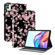 全城熱賣 - 適用於Tecno Megapad 11 水晶彩繪平板皮套（梅花）