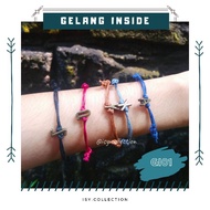 INITIAL BRACELET INSIDE LETTER AM NAME BRACELET LETTER BRACELET UNISEX STRAP BRACELET HITS BRACELET