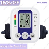 LuxCrests Rechargeable Blood Pressure Monitor Digital Arm Type Original Accurate Large Display
