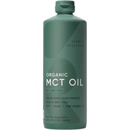 Sports Research Organic MCT Oil - Keto & Vegan MCTs C8, C10, C12 from Coconuts - Fatty Acid Brain & 