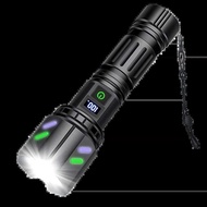 AA AA 1800 Lumens 30W . Flashlight - Zoomable Beam (500M Range), Type-C Charging, 5 Modes & Ipx6