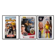 WWE - Elite Collection - John Cena (BW); Superstars - Hulk Hogan & WrestleMania - Hulk Hogan (D6)