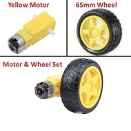 3V 5V 6V 9V 200RPM TT 130 2WD Robot Robotics Smart Car Chassis Set Plastic Gear Yellow DC Motor 68MM