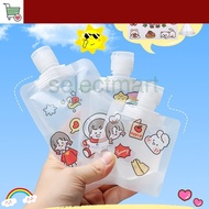 SM  30/50/100ML Lotion Bottle Shampoo Bags for Travel /cute Cartoon Empty Hand Sanitizer Bag/ Liquid