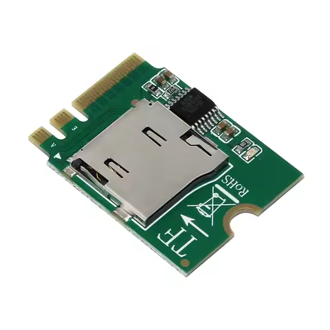 For NGFF M.2 A/E KEY 2230 Wireless Network Card Wifi to Micro SD SDHC TF Support Hot-swappable Adapt