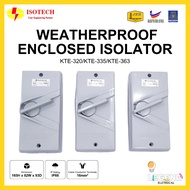 ISOTECH KTE Isolator IP66 20A/35A/63A 3 Pole Weatherproof Isolator Switch