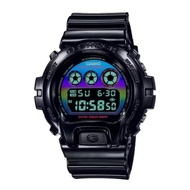 [Powermatic] Casio G-Shock DW-6900 Lineup DW-6900RGB-1 DW-6900RGB-1D Virtual Rainbow Series Black Resin Band Watch