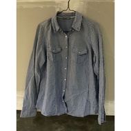 Marks and spencer woman blue shirt