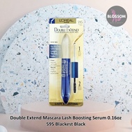 LOreal Paris-Double Extend Mascara Lash Boosting Serum 5ml 595 Blackest Black มาสคราร่าเซรั่มบำรุง