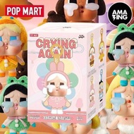 POP MART - CRYBABY Crying Again Series 盲盒 1盒 眼淚工廠系列-搪膠臉毛絨盲盒 盲盒 1盒 盲盒隨機發放 有機會抽到隱藏款式
