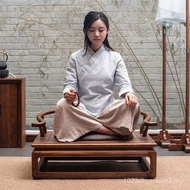 Zen Chair Small Chair Solid Wood Back Chair Balcony Low Meditation Household Meditation Chair Tatami