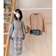 Dayang&Co Kurung Batwing Sulam Kids With Skirt [KG0218]