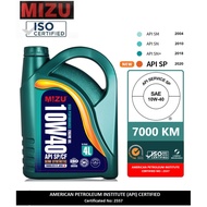 Mizu Semi Synthetic Lubricant 10W-40 SP / 10W-30 SP Genuine Engine Oil - 4 litres