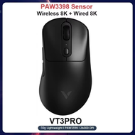 Rapoo VT3Pro Wireless Gaming Mouse 59g Lightweight 8KHz Polling Rate 26000DPI 9 Programmable Buttons