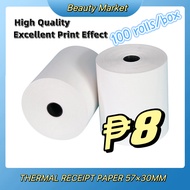 POS 57MM x 30MM /57MM x 40MM /57MM x 50MM Thermal Paper for POS 58MM Thermal Printer
