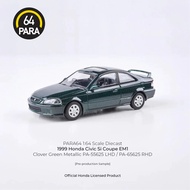 PARA64 1/64 1999 HONDA CIVIC Si EM1 CLOVER GREEN PEARL
