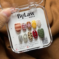 [ByLaw. Nails] Pop Remix Press On Nails | Mixed Pattern Star Plaid Fruit Leopard Design | Handmade R