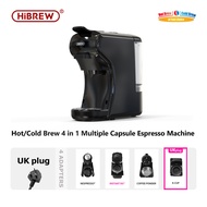 HiBREW Coffee Machine 20 Bar 4in1 Hot & Cold Multiple Capsule Espresso Cafetera Pod Coffee Maker Dol