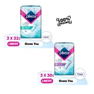 Libresse Pantyliners Green tea slim liner / longer &amp; wider slim liners panty liners tuala wanita sanitary pad