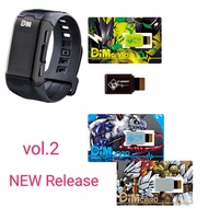 Vital Bracelet Digital Monster ver black &amp; vol.2 Dim card set Japan Digimon