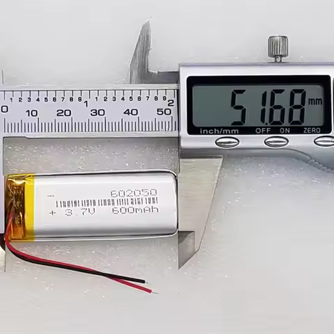 1-10PCS 602048 602050 602248 3.7V 600MAh Polymer Lithium Ion Rechargeable Battery For Intercomunicad