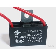 1.7uf UNIVERSAL CBB61 ELECTRIC FAN CAPACITOR