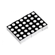 Dot Matrix Display 3mm 5X7 Red Common Anode Dot Matrix Display 3mm 5X7 Red Common Anode [Elca]