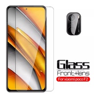 LAYAR Tempered Glass poco F3 Xiaomi Tempered Glass Screen and Rear Camera Package poco F3