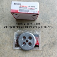 YAMAHA Y110 SS Y100 SPORT SRL110 CLUTCH PRESSURE PLATE PRESSURE LINING KULIT KLAC KLAT 1PCS 4 LUBANG