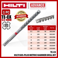 HILTI TE-CX SDS Plus Metric Hammer Drill Bit ( 1 pcs ) Size: 5.5MM 6MM 8MM 10MM 12MM 14MM 16MM
