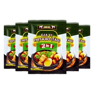 [COMBO 5 PACK] Braised Chinese Meat Seasoning (80g Pack) - Braised Chinese Meat Marinating Sauce, Br