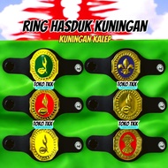 Brass kalep hasdukRing brass kalep kacu ring/