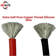 8AWG 50cm Silicone Wire Red Black 8 Gauge Thickened Copper Terminal Reliable Fit