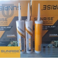 SUNRISE Silicone Sealant CLEAR/WHITE/BLACK