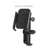 Pemegang Telefon Motor Aluminium Alloy - GPS Navigation Handphone Holder Bracket Bike Motor