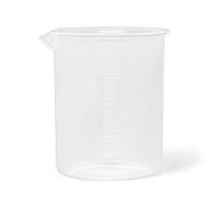 BEAKER PLASTIC LABOPETTE 10ML TO 1000ML