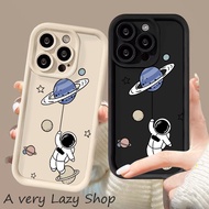 Casing Case Phone For OPPO F11 f9 find X3 x5 r11 s r15 r17 Reno 2 3 4 5 6 7 7z 8 10 8t Pro Plus astronaut planet tpu shell