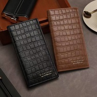 Genuine Genuine Leather Men's Wallet Unique Long Wallet Dragon Tiger Embossed Short Wallet Design Wa