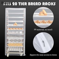 [AbabixaMY] PVC Pan Rack Cover Bread Bun Holder Storage Organizer Shelf Protector for Kitchen Rack