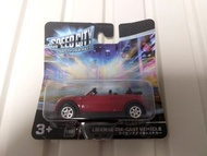 【BMW mini cooper】[另有藍色版本可供選擇]全新極速都市藍色寶馬開蓬"mini cooper"合金模型玩具車 speedcity red color bmw mini cooper ro