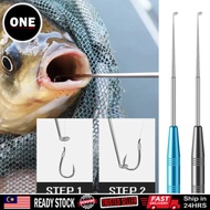 Safety Fish Hook Remover Quick Release Device Stainless Steel Fish Knife Portable Fish Knife