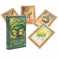 Celtic Tree Oracle Tarot Cards Oracle Inspired Decor Western Witch Fortune Telling Tarot Card Celtic Tree Pattern Party Games favorable