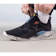 Xt3p running sneakers in black, blue and orange color combination