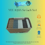 YEE AQUA Ceramic Tiles No1 Combo of 30 High Quality Filter Material for Fish Surfaces Size 4x4x2cm